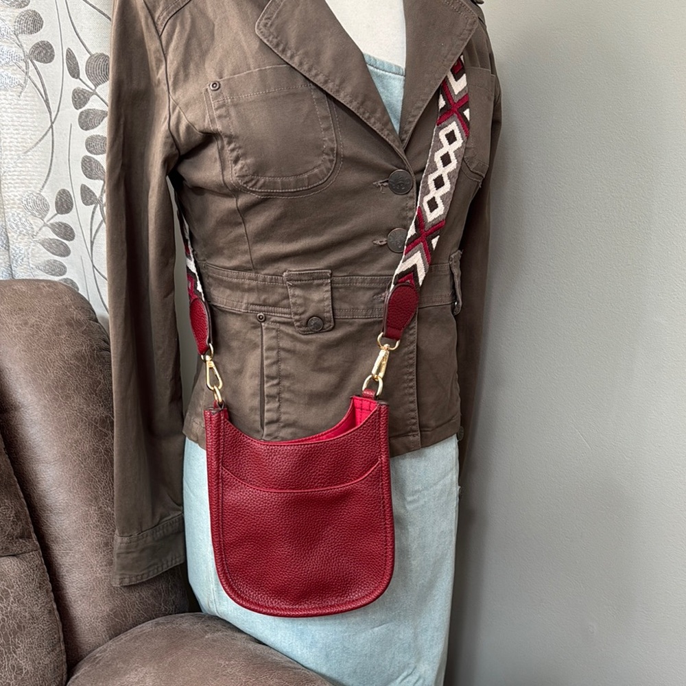 Stylish Red Crossbody Bag